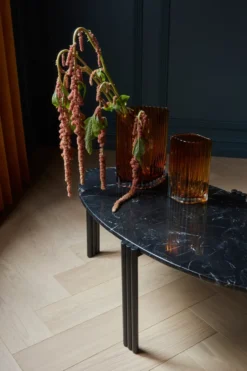 Folium vaasi 25 cm, Amber