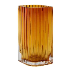 Folium vaasi 20 cm, Amber