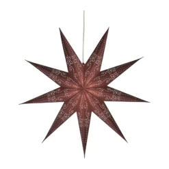 Folk adventtitähti, Burgundy, Ø60 cm