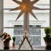Folk adventtitähti, Valkoinen, Ø80 cm