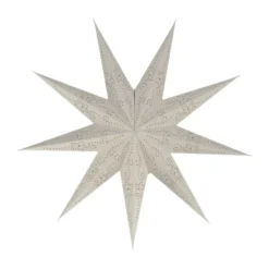 Folk adventtitähti, Valkoinen, Ø60 cm