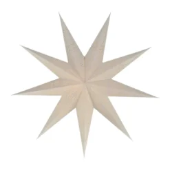 Folk adventtitähti, Valkoinen, Ø60 cm