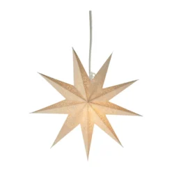 Folk adventtitähti, Valkoinen, Ø45 cm