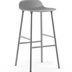 Form baarituoli kromatut jalat 75 cm, Harmaa