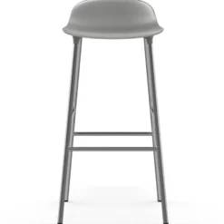 Form baarituoli kromatut jalat 75 cm, Harmaa