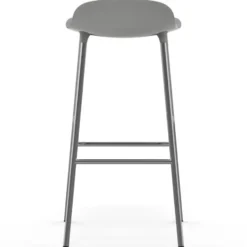 Form baarituoli kromatut jalat 75 cm, Harmaa