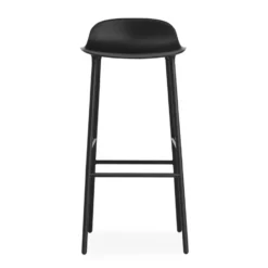 Form baarituoli metallijalat 75 cm, musta