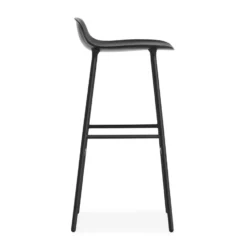Form baarituoli metallijalat 75 cm, musta