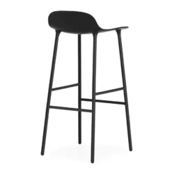Form baarituoli metallijalat 75 cm, musta