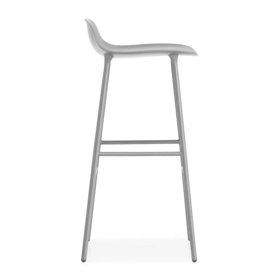 Form baarituoli metallijalat 75 cm, harmaa