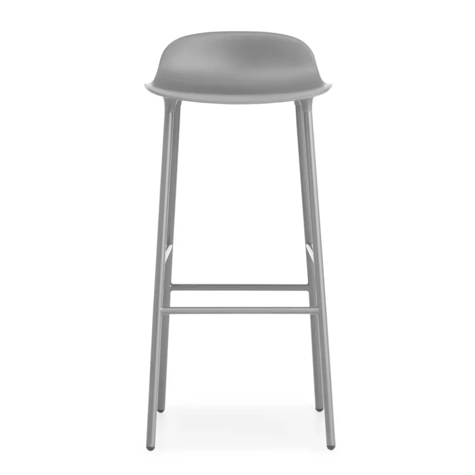 Form baarituoli metallijalat 75 cm, harmaa