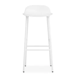 Form baarituoli metallijalat 75 cm, valkoinen