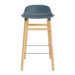 Form Chair baarijakkara Jalat tammea, sininen