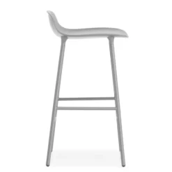 Form Chair baarijakkara metallijalat, harmaa