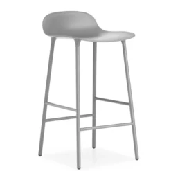 Form Chair baarijakkara metallijalat, harmaa