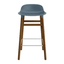 Form Chair baarijakkara pähkinäjalat, sininen