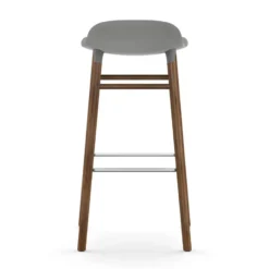 Form Chair baarijakkara pähkinäjalat, harmaa
