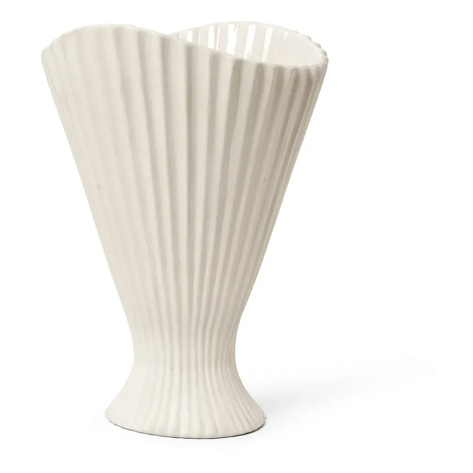 Fountain maljakko 30,5 cm, off white