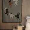 Free tapestry huopa 120 x 170 cm, Grey