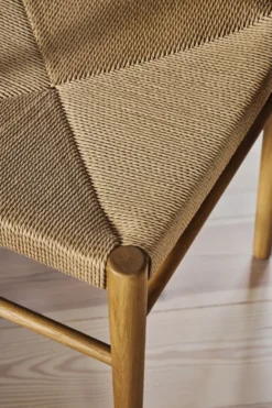 Fridhem ruokapöydäntuoli, Papercord-laquered oak
