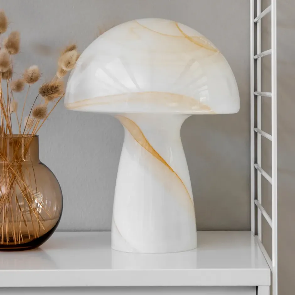 Fungo pöytävalaisin beige, 30 cm