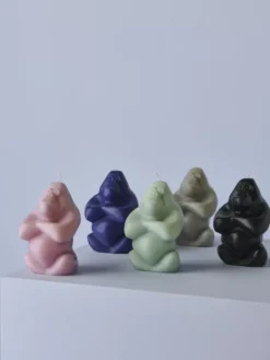 Gabba Gabba Hey kynttilä 11,5 cm, Musta