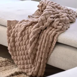 Gems torkkupeitto 130x170 cm, Simply taupe