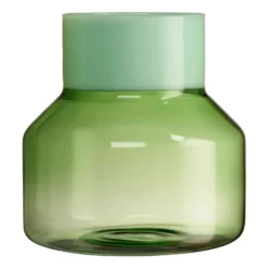 Generous maljakko large Ø 16,5 cm, Milky green-green