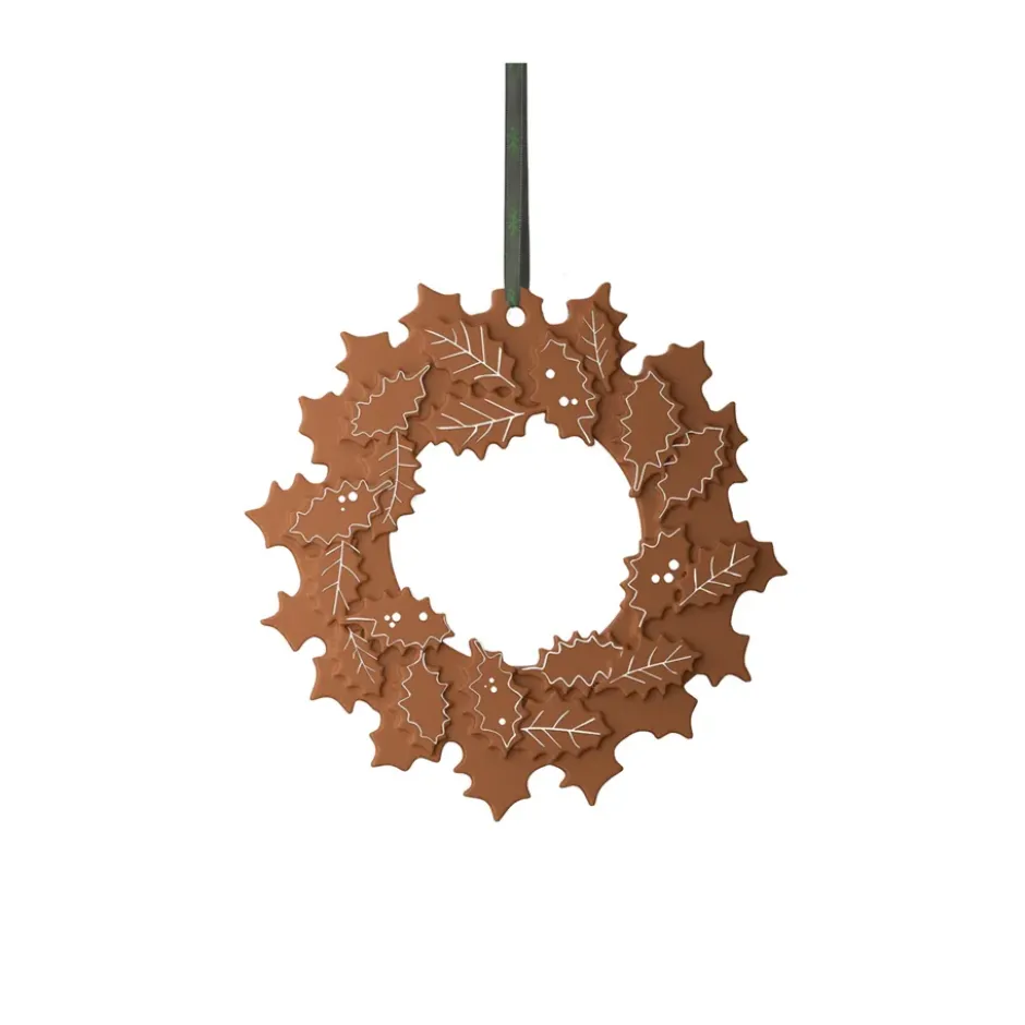 Gingerbread joulukranssi Ø18.5 cm, Ruskea