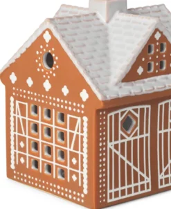 Gingerbread lyhty, Joulutalo 11,5 cm