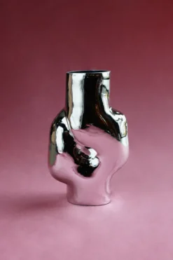 Gleam vaasi korkea, Chrome