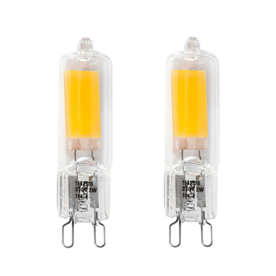 G9 LED himmennettävä 2W valonlähde 2-pakkaus, 2700K 220 lm