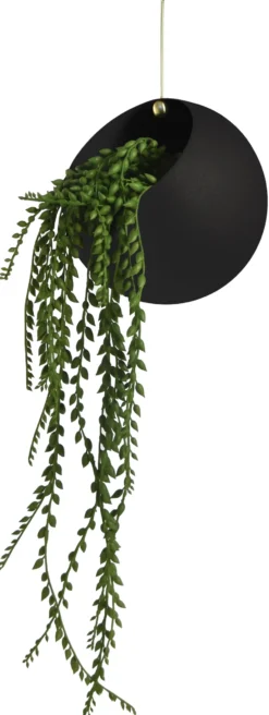 GLOBE riippuva ruukku Ø21 cm k32 cm, Black