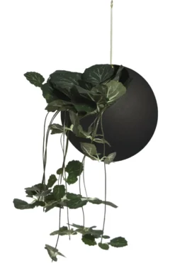GLOBE riippuva ruukku Ø17 cm k28 cm, Black