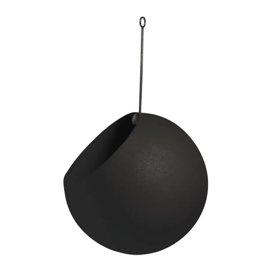 GLOBE riippuva ruukku Ø17 cm k28 cm, Musta