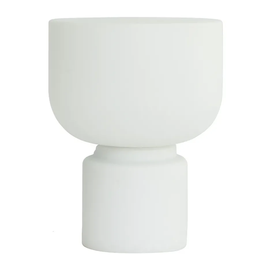 Grace pöytävalaisin, White