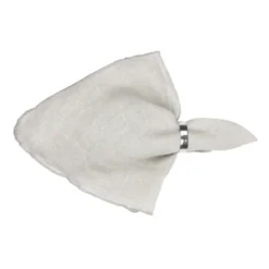 Gracie pellavalautasliina, luonnonvalkoinen