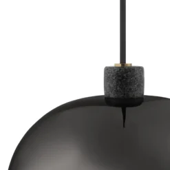 Grant riippuvalaisin, Black, pieni - teräs, graniitti