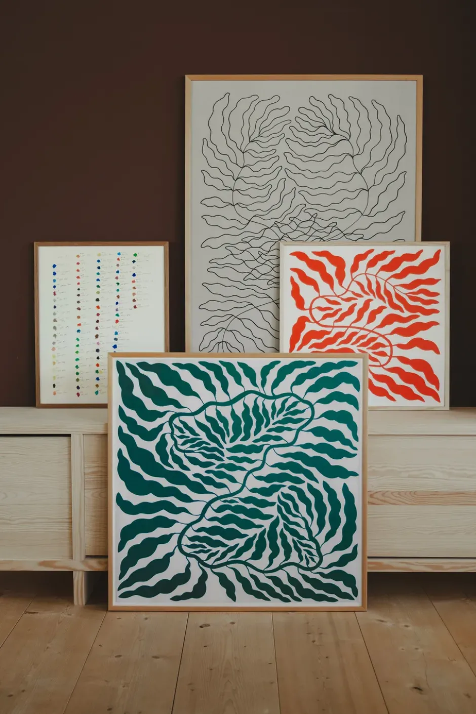 Green juliste, 70x70 cm