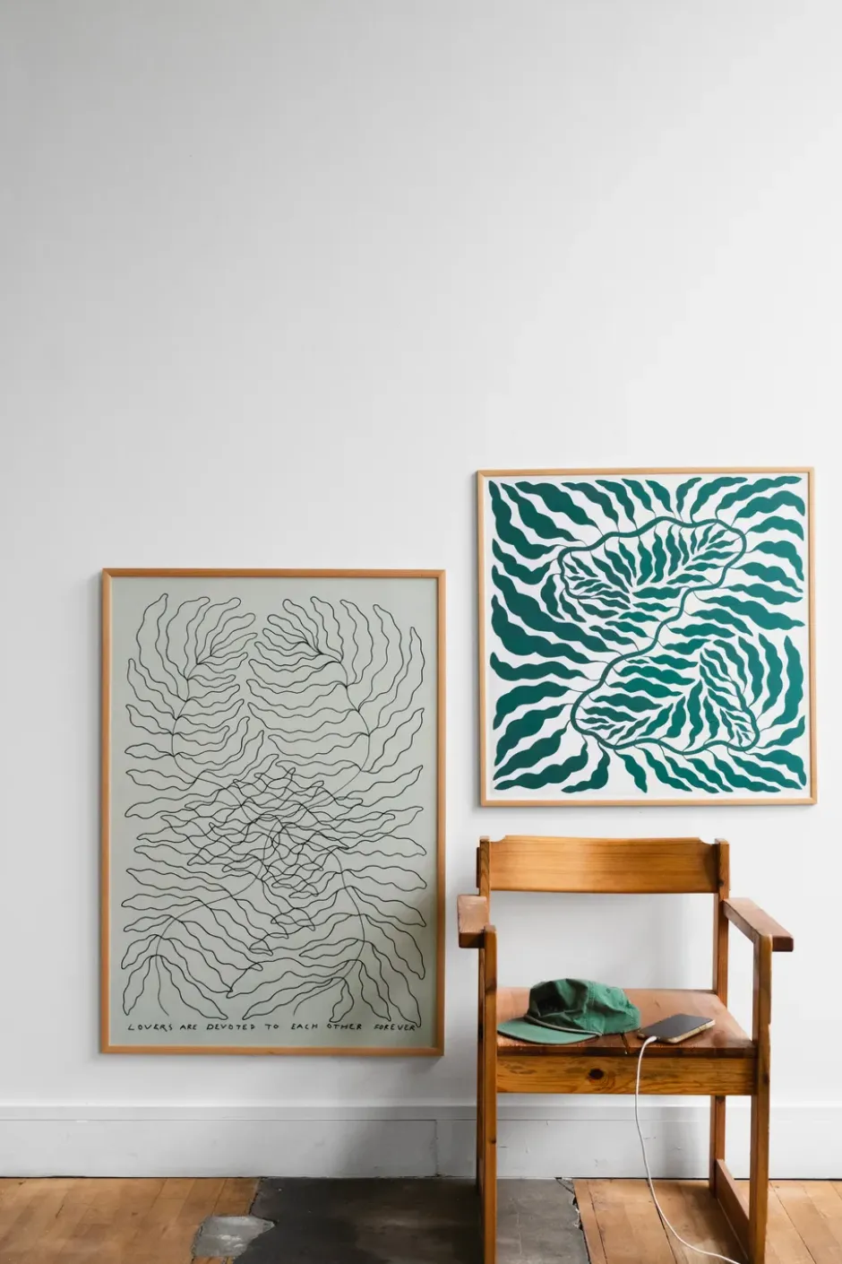 Green juliste, 70x70 cm