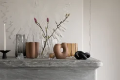 Gry kynttilälyhty Ø 8 cm, Cognac