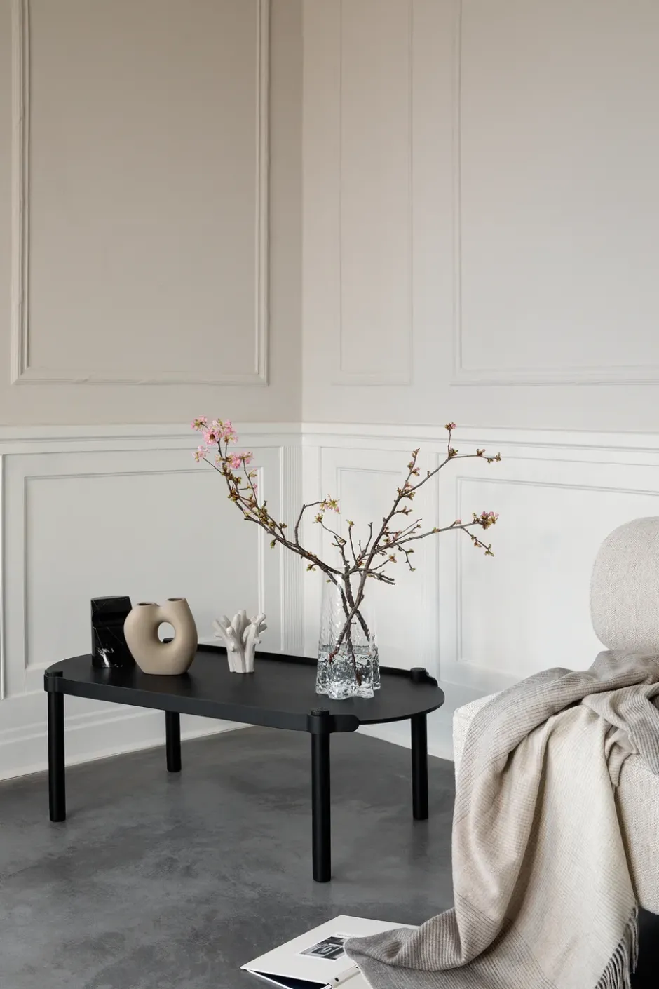 Gry maljakko 30 cm, Clear