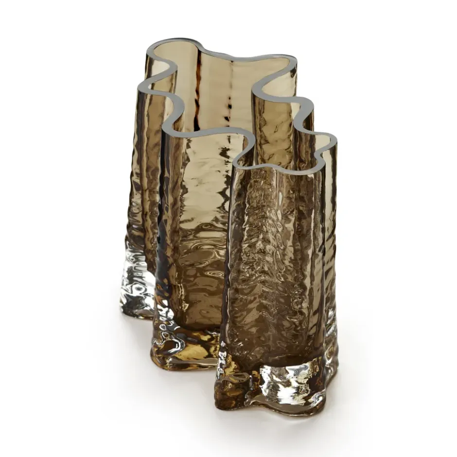 Gry wide maljakko 19 cm, Cognac