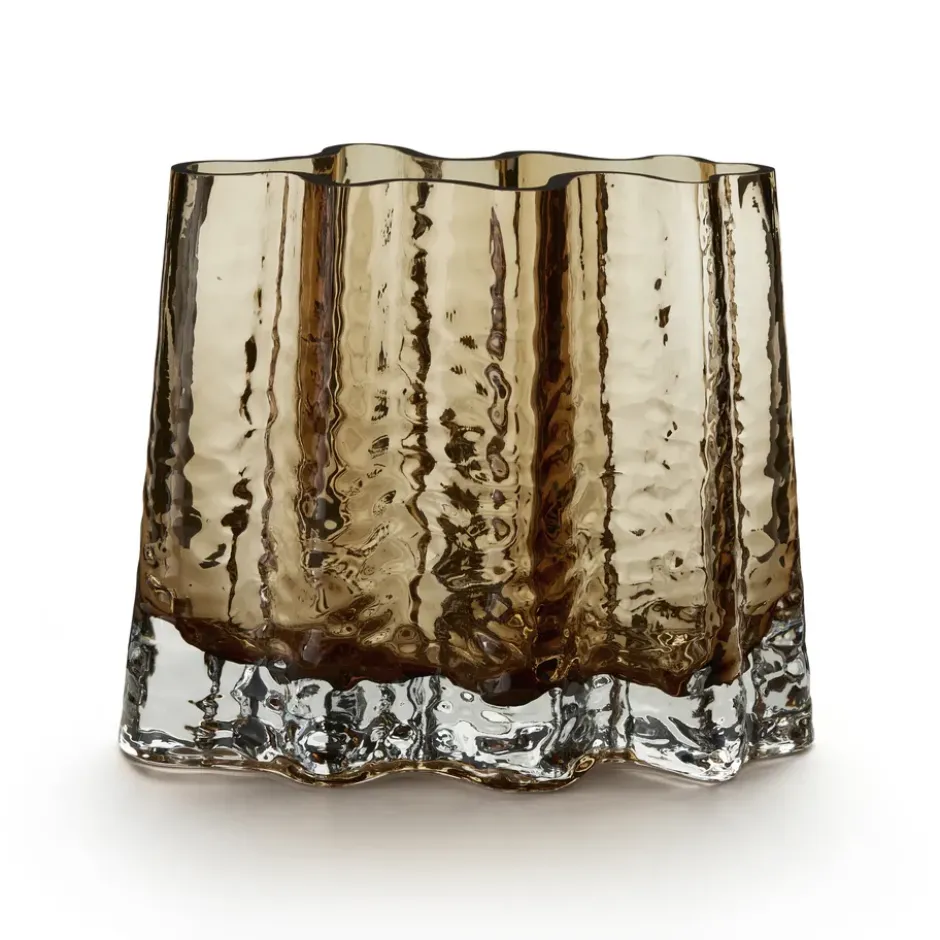 Gry wide maljakko 19 cm, Cognac