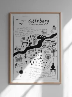 Göteborg juliste, 50x70 cm