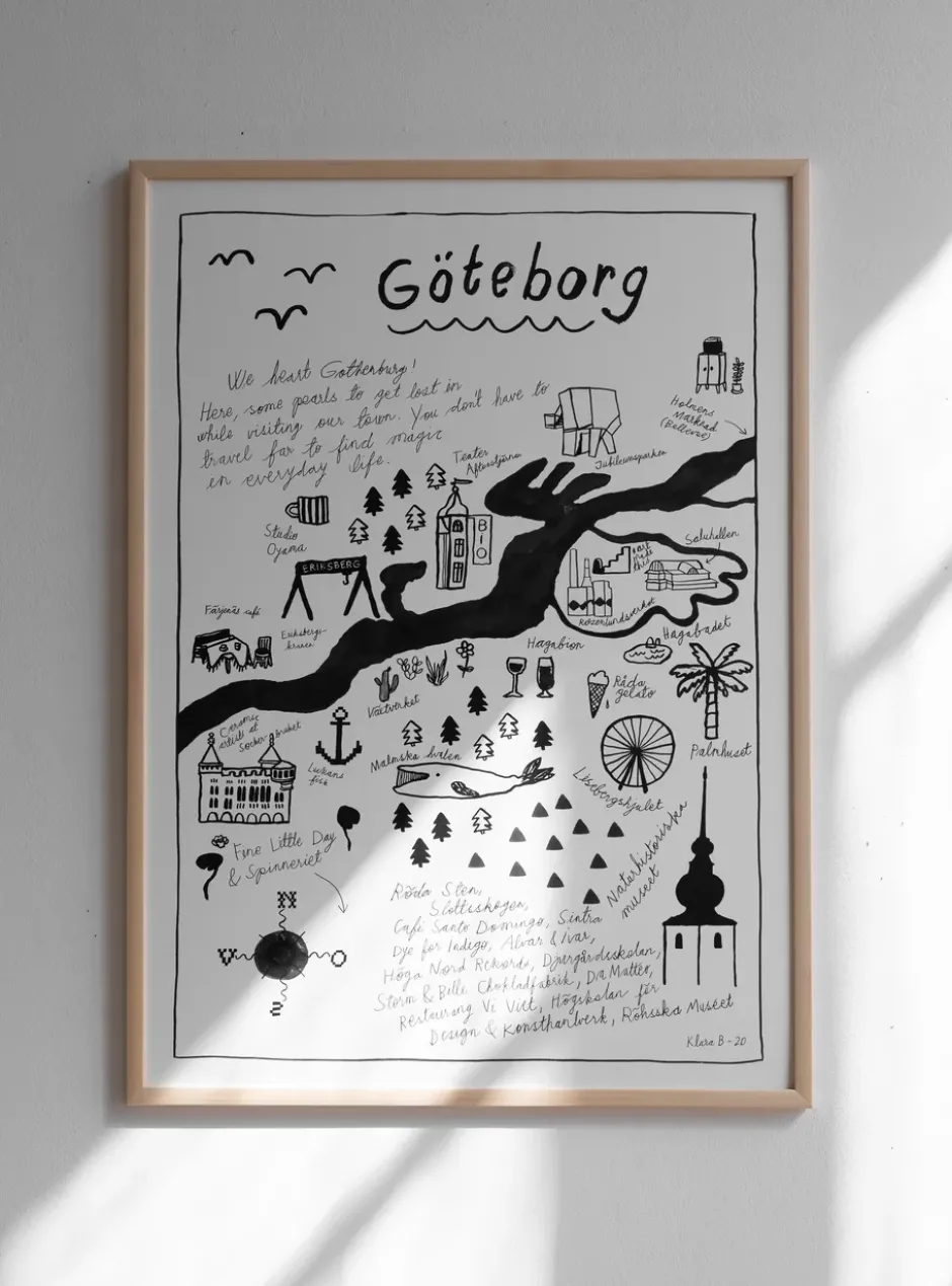 Göteborg juliste, 50x70 cm