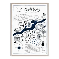 Göteborg juliste, 50x70 cm