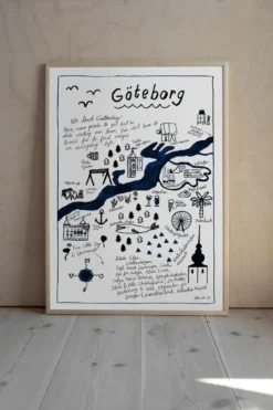 Göteborg juliste, 50x70 cm