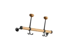 Gustav Hattukoukkulista 40 cm 2 koukkua, Musta tammi