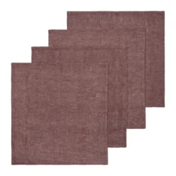 Hale lautasliina 4 kpl, Chestnut, 35×35 cm